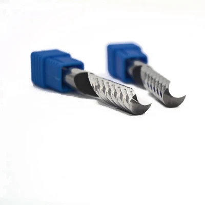 Single O Flute Up-cut Spiral Flute Carbide Router Bit 8 mm Dia x 38 mm x 8 mm Shank x 76 mm