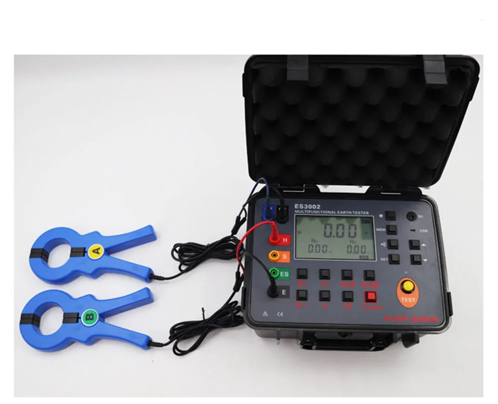FUZRR Dual-clamp Grounding multifunctional resistance tester double clamp ground soil resistivity resistance test instruments