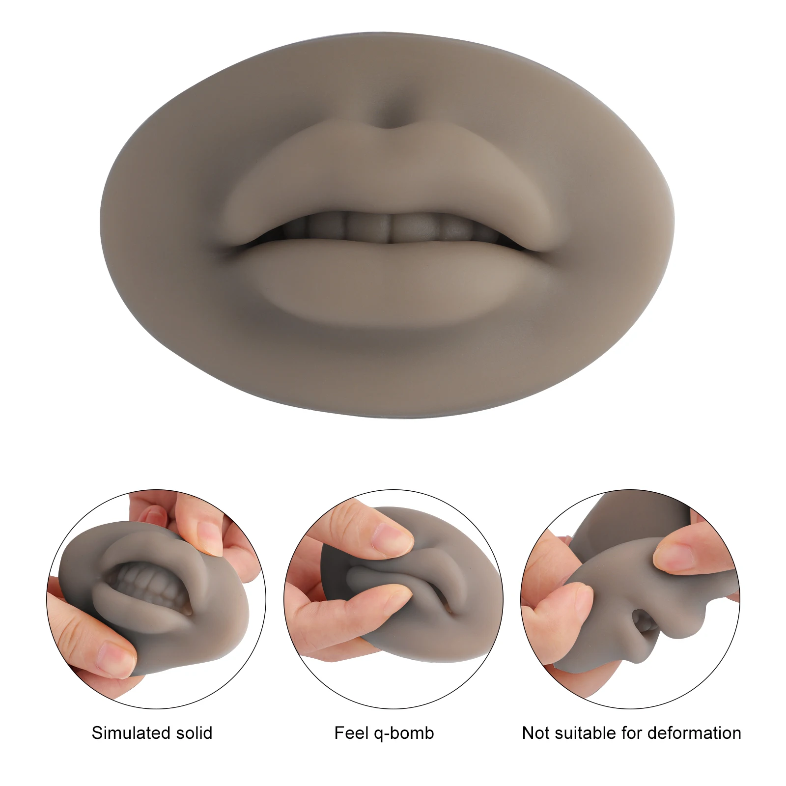 3D Силиконовая тренировочная форма для губ с открытым ртом, тату-кожа, 3D Губы, микроблейдинг, тренировка, кожа, латекс, кожа для перманентного макияжа