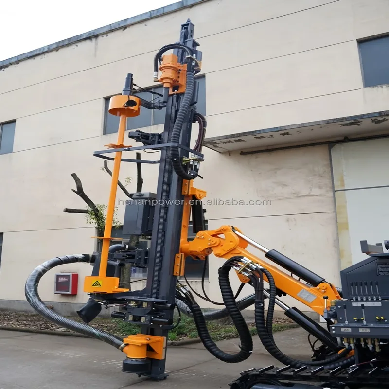 KT5H Mining crawler drilling machine automatic integrated down the hole drill rig for mining