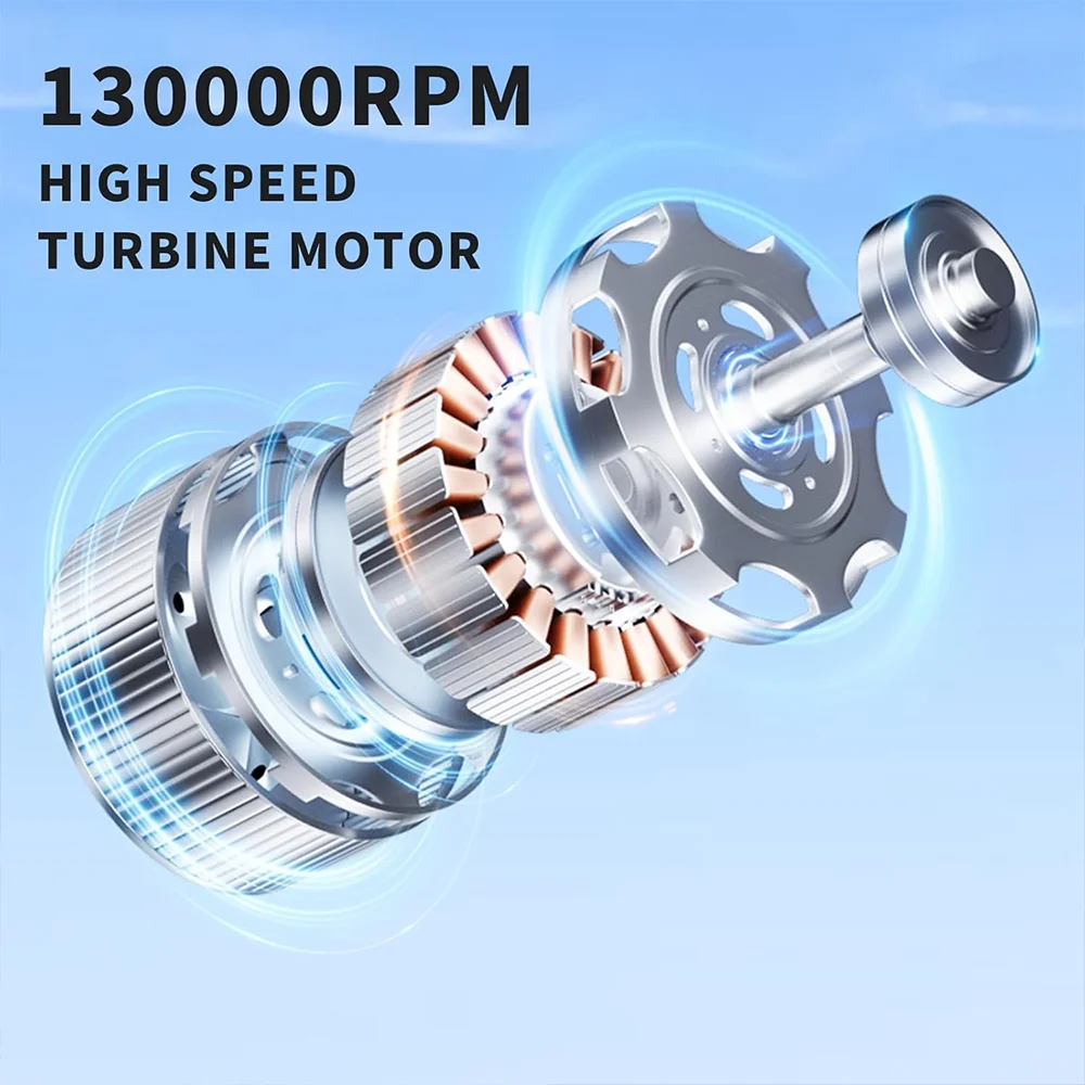 New Portable Mini Electric Turbo Fan Outdoor Small Jet Blower 130000Rpm Violent Turbo Fan For Car