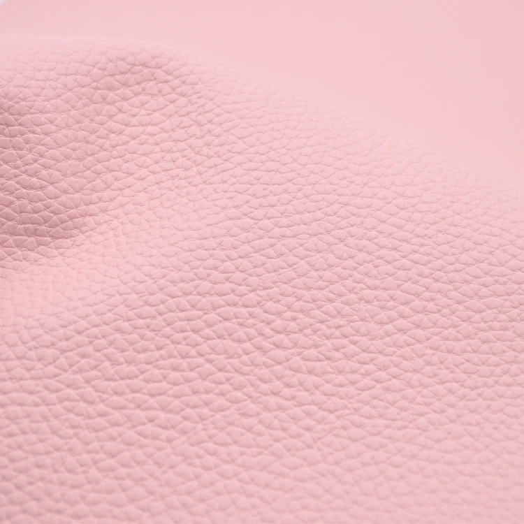 Durability Litchi Embossed Pattern PVC Artificial Leather And Materials Suppliers for Handbag