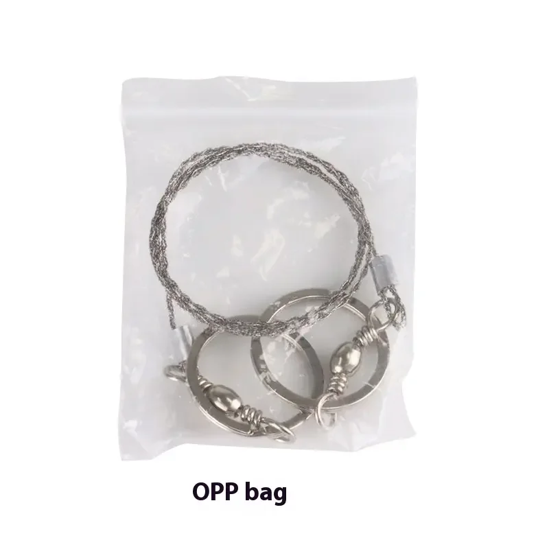 Strand Steel mini Wire Saw Metal Cable Saw Saw Pocket String Rope Chain Saw for Wood Trees Cutting Survival Camping keychain