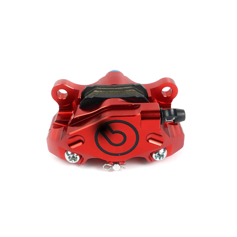 CNC Aluminum Alloy Motorcycle Brake Calipers With 2/4 Pistons Motorcycle Universal Brake Calipers For Bicycle E-Scooter