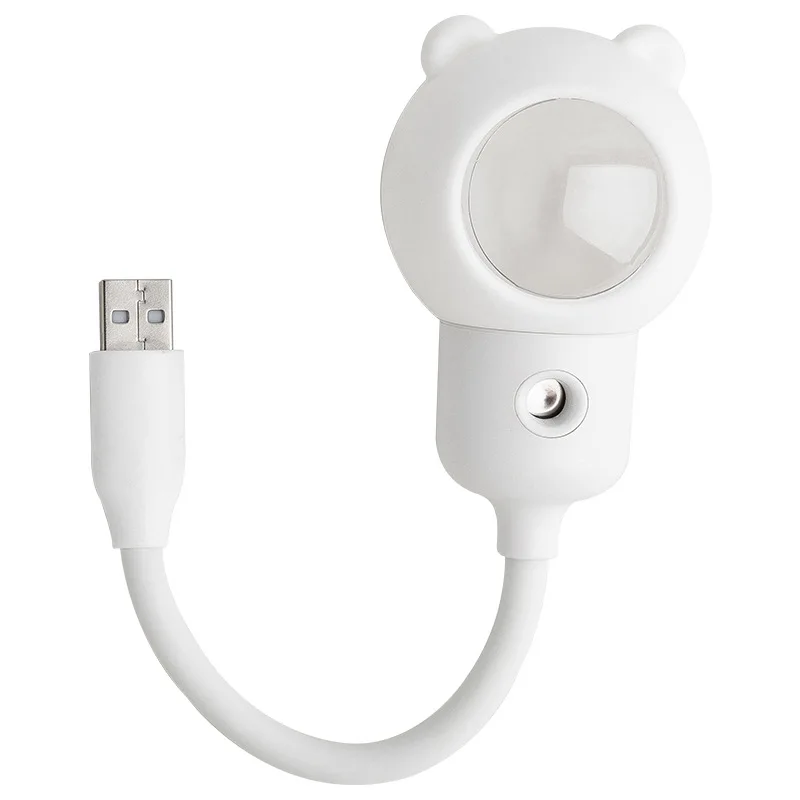 Рекламный подарок, Портативный Автомобильный увлажнитель, милый розовый кролик, белый медведь, дизайн, 50 мл, мини-увлажнитель воздуха, USB-увлажнитель