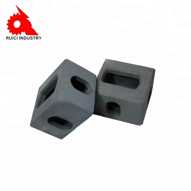 
Custom iron casting container corner fitting 