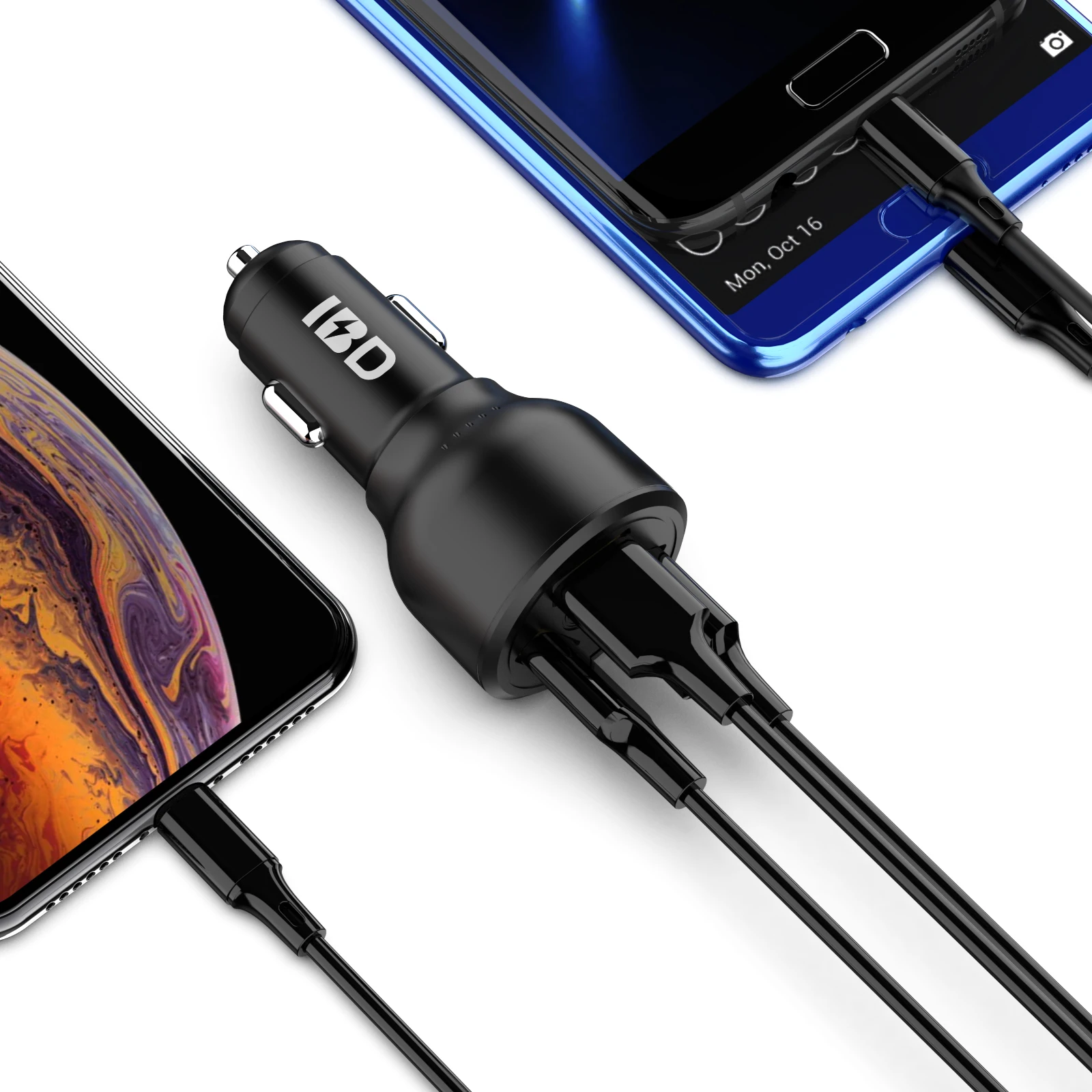  Уникальный дизайн быстрое зарядное устройство три порта usb 3 поддерживает функцию быстрой зарядки
