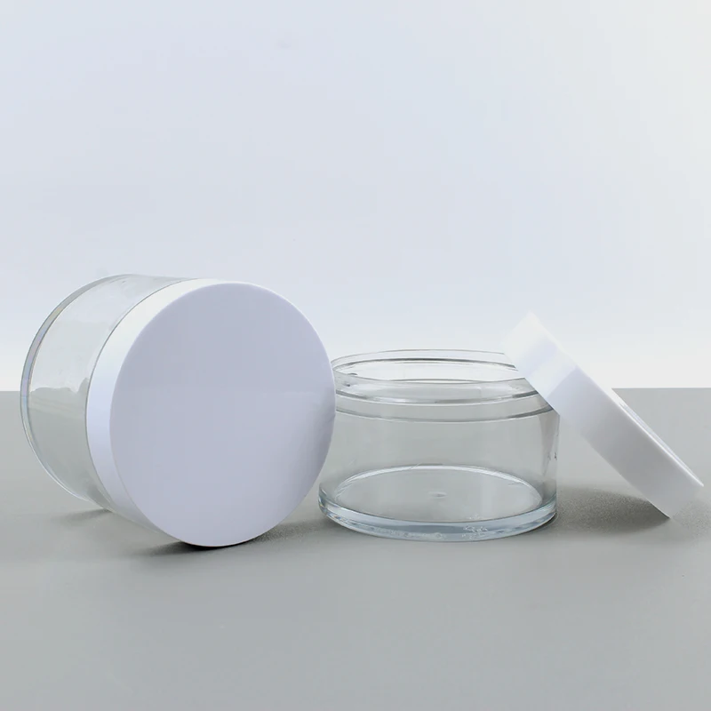 120g 150g PET plastic transparent thick wall round cream hair film jar mud film wide mouth plastic jar