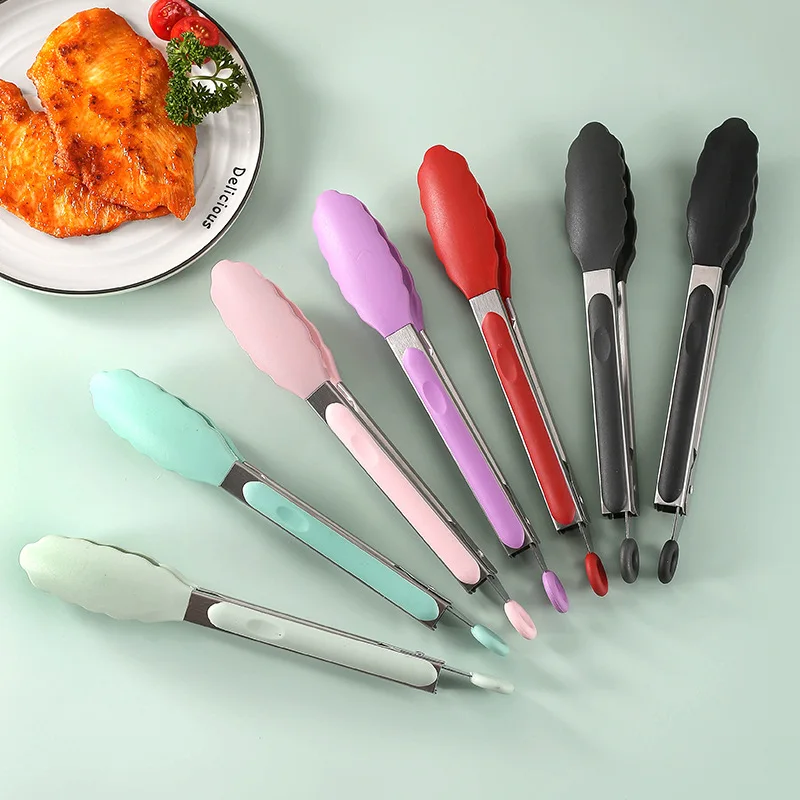 Frying Food Serving Tongs Barbecue Clip Clamps Buffet Barbecue Tongs Steak Bread Clips