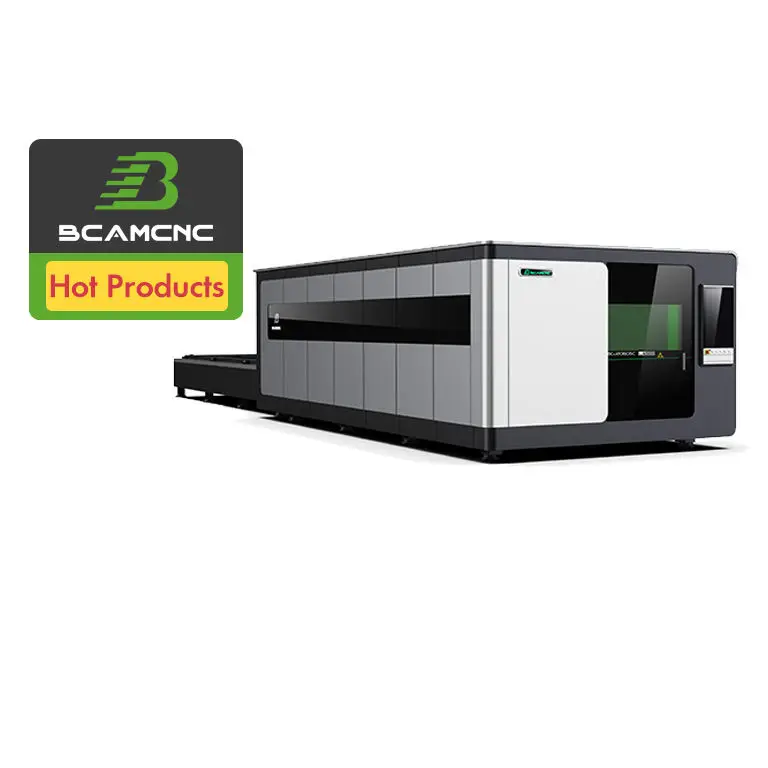 2000W 3000W 4000W To make money style Fiber laser cutting machine with cover and exchange table