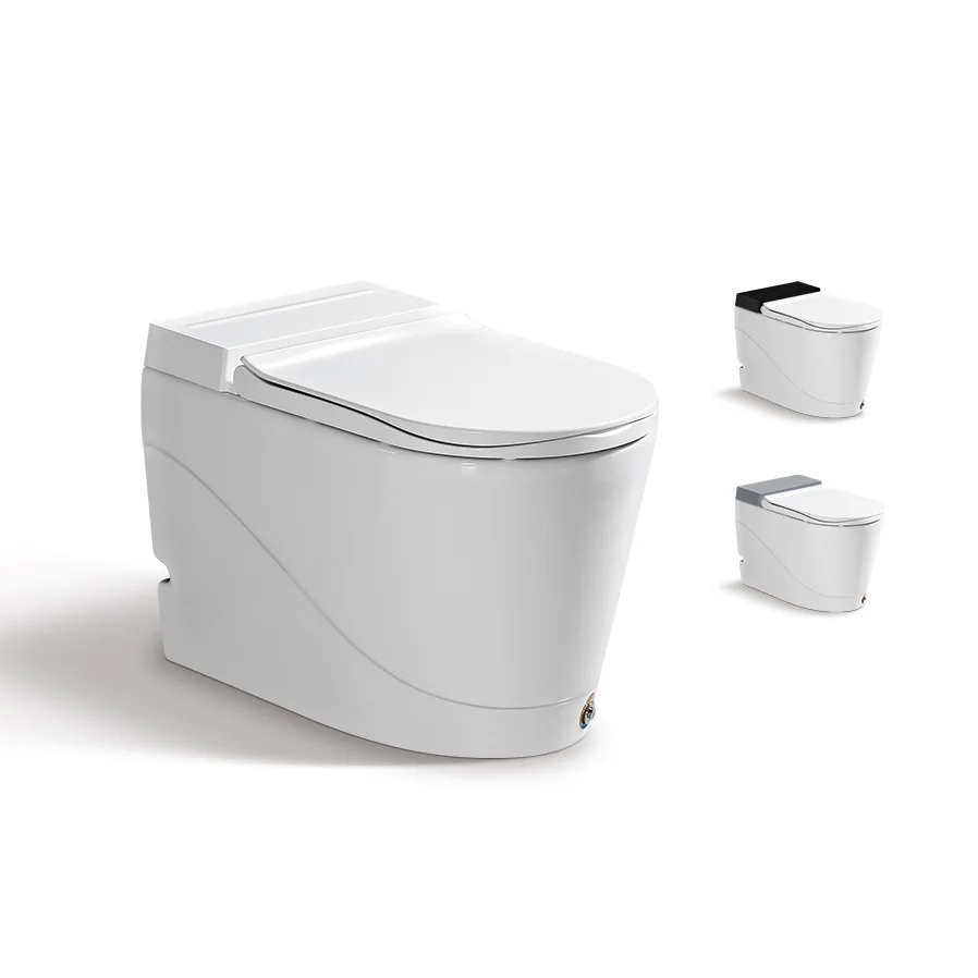 luxury digital display sanitary ware smart toilet intelligent with heat seat