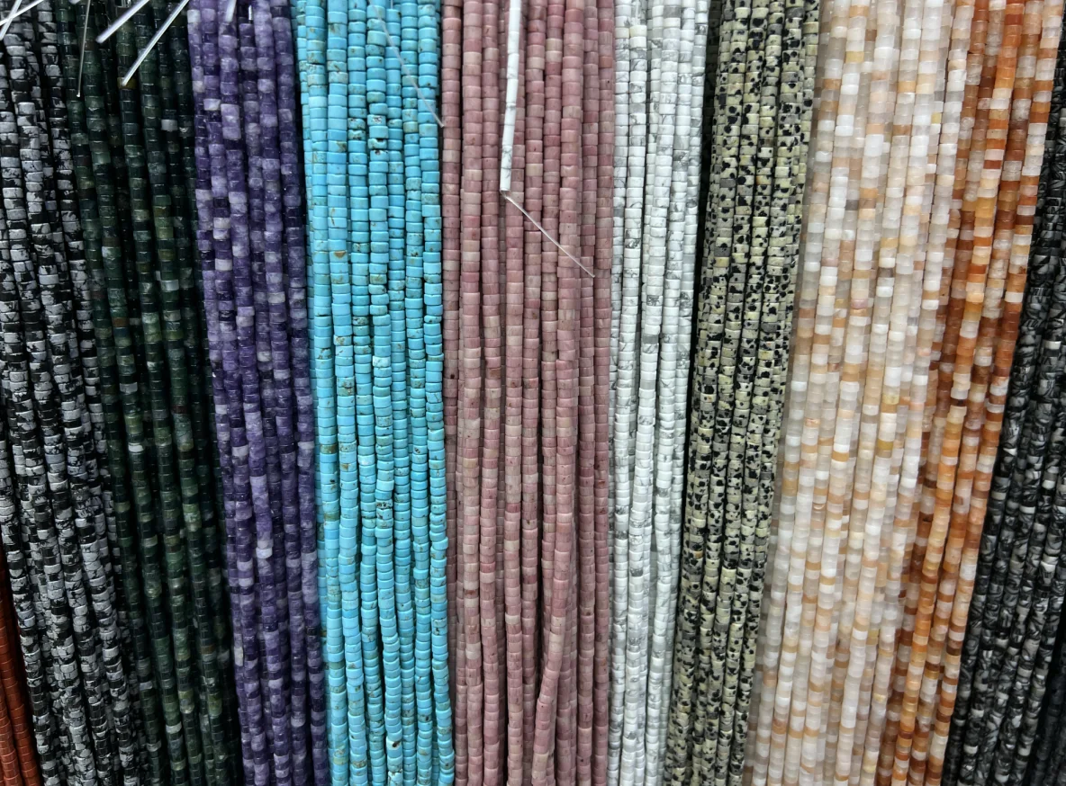 Wholesale 4mm rondelle shape natural amethyst heishi beads gemstone beads DIY For jewelry making