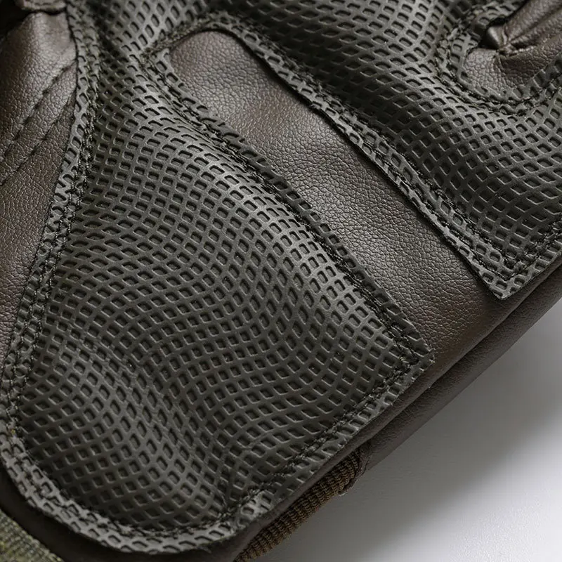 Winter Outdoor Sports Thermal Touch Screen Full Finger Fleece Warm Custom Waterproof Half Finger Leather Combat Tactical Gloves