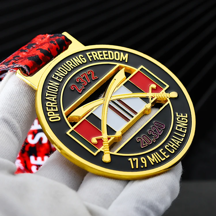 HSQ factory zinc alloy customize Sports Award finisher winner champion 3d Gold Silver Bronze metal Medal Custom Medal