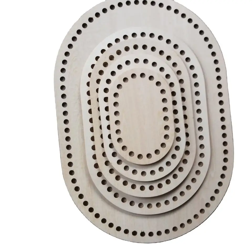 Деревянная подставка для корзины с основанием вязания