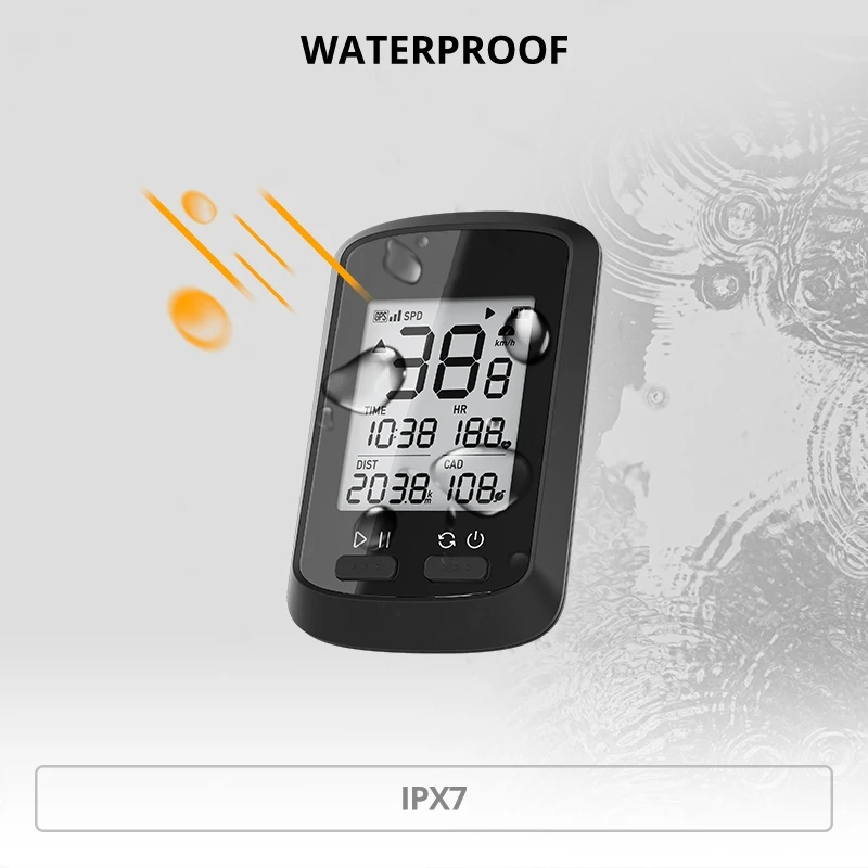 GPS Bike Computer G+ Wireless Cycling Speedometer Road Bike MTB Waterproof Bluetooth ANT+ Cadence Speed Bicycle Computer