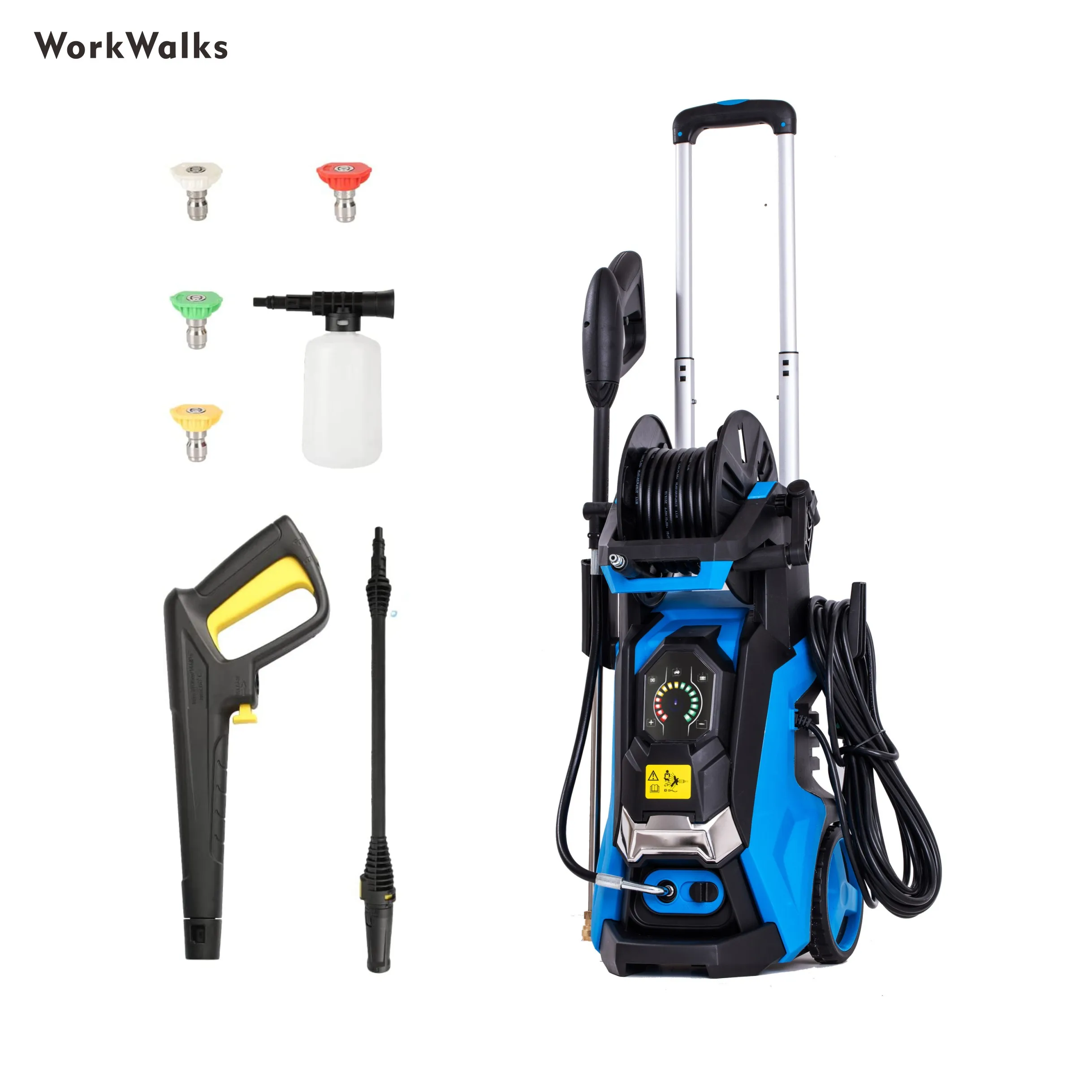 NEW LCD Display 2000W High pressure cleaner high pressure washer car washer with touch screen