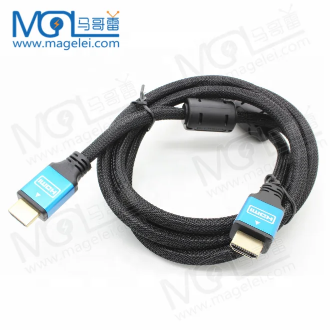 Высокоскоростная передача на заказ от оригинального производителя кабель HDMI «штырь-штырь» с поддержкой 3D 4K 1080P позолоченный шнур 1 8 м аудио и