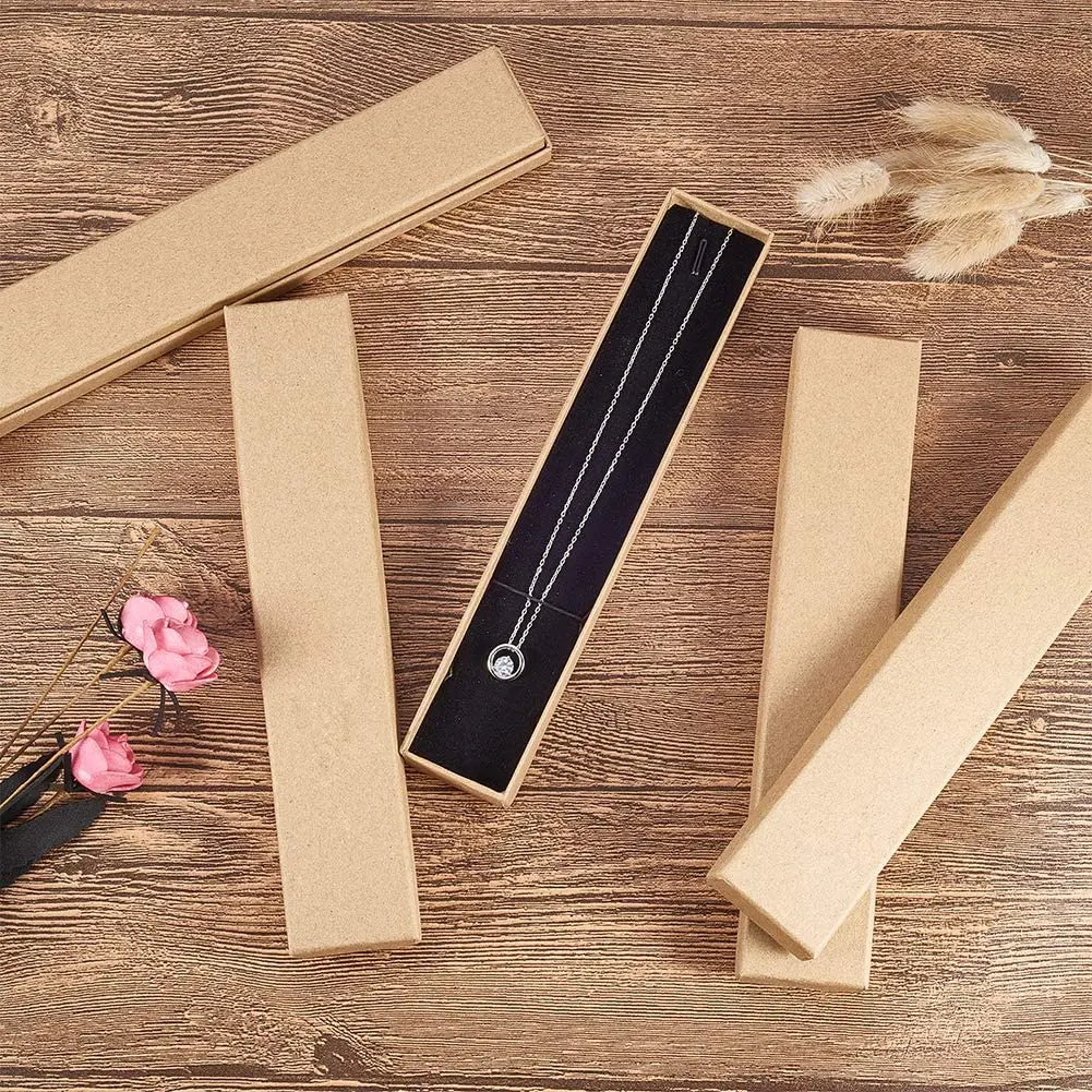 Jewelry Earring Necklace Packaging Card Boxes Jewelry Accessories Gift Paper Coated Packaging Paper Card Box