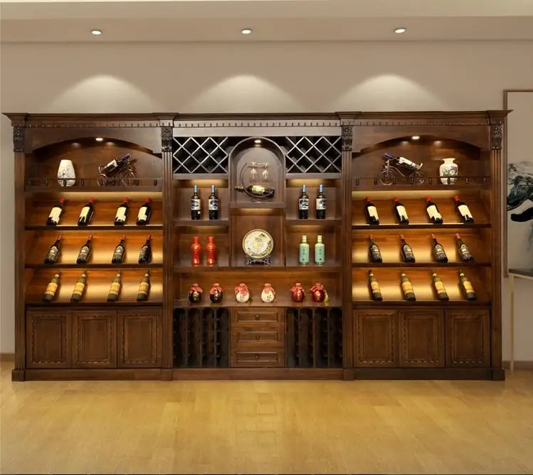 
classcial color wine rack living room and bar wine rack 