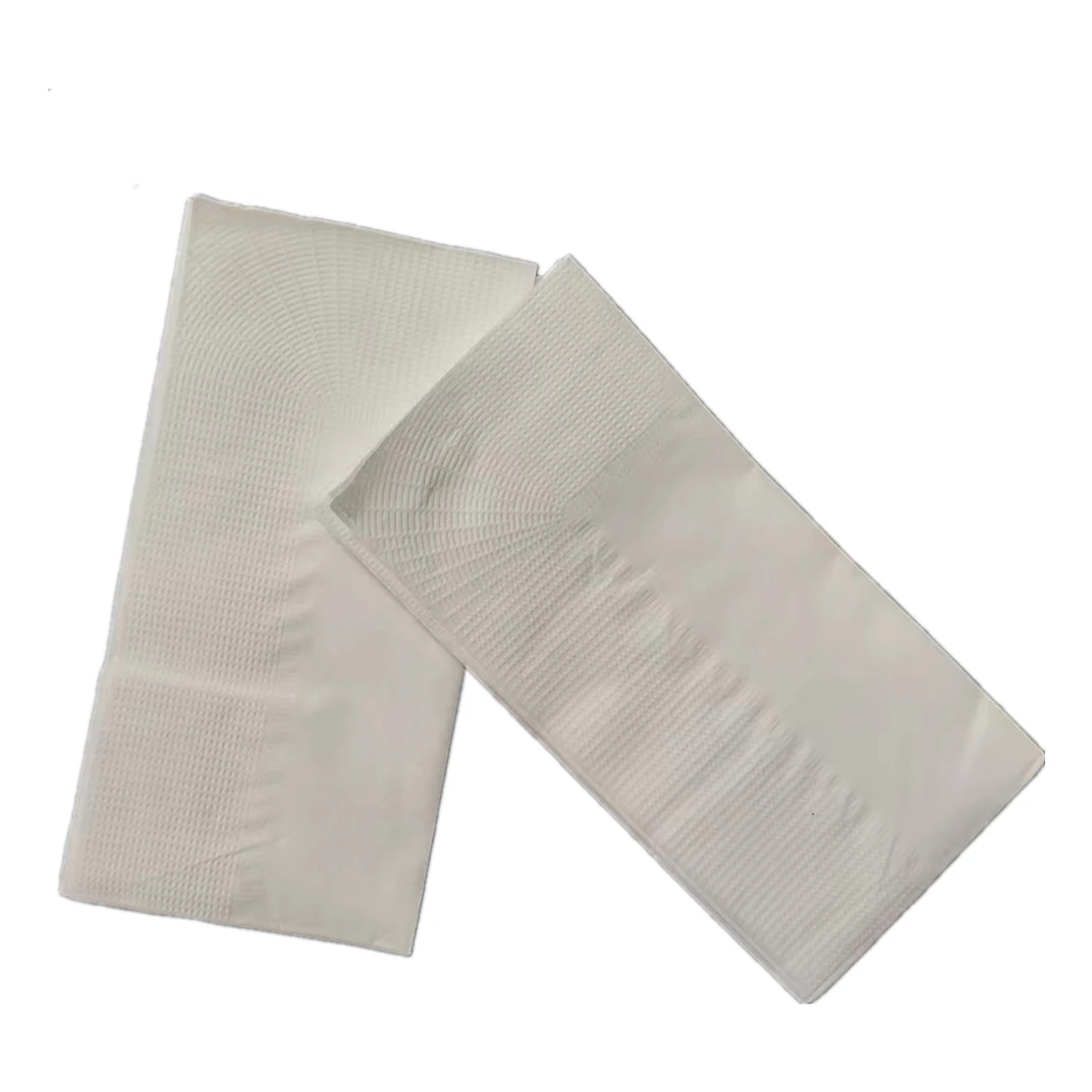 Printed White Disposable Decorative Paper Napkins for Table Kitchen Bathroom Party Wedding Event