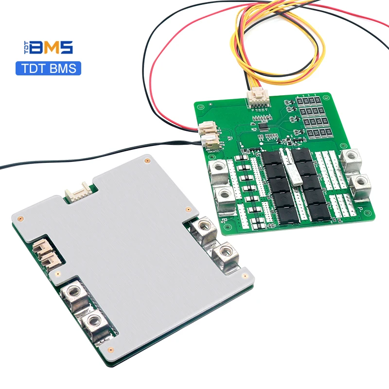 TDT 3.2V LFP lithium battery PCM/PCBA bms balance 70A/80A/100A lifepo4 bms 4s 12v