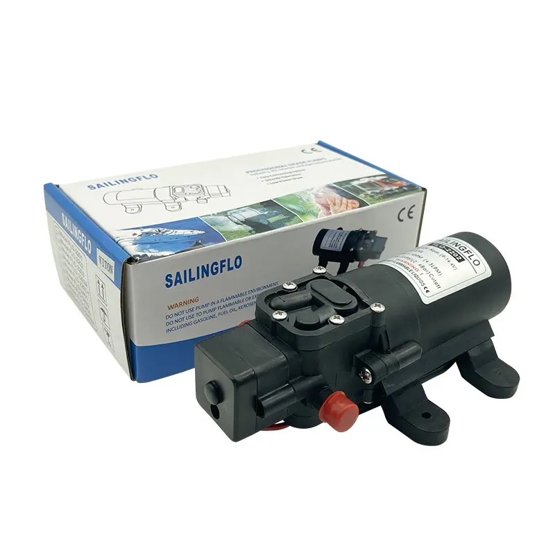 SAILINGFLO 12V 4.3LPM Mini Electric Caravan Diaphragm Pump Outdoor Pump