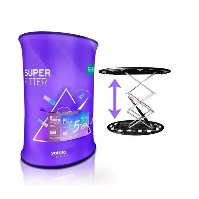 hot sale Retail shop promotional Table counter curved Trade Show pop up Counter custom Banner Stand