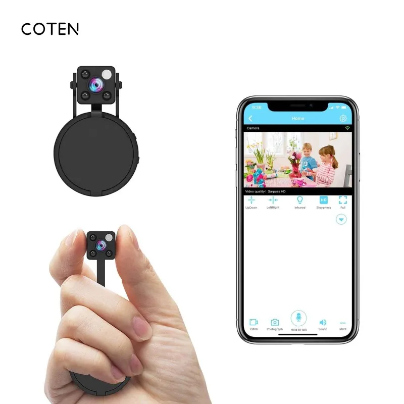 
WIFI mini camera HD 1080P Wireless Hidden Camera Upgraded Night Vision Motion Activated Mini Cam For Home 