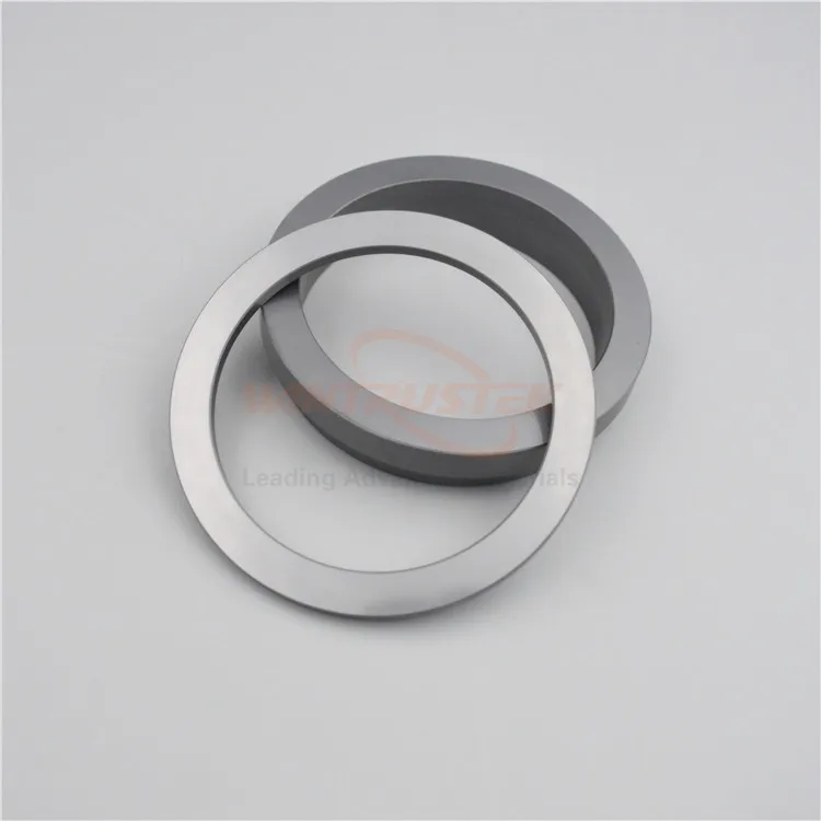 RBSiC / SSiC Silicon Carbide Ceramic Ring For Mechanical Seal