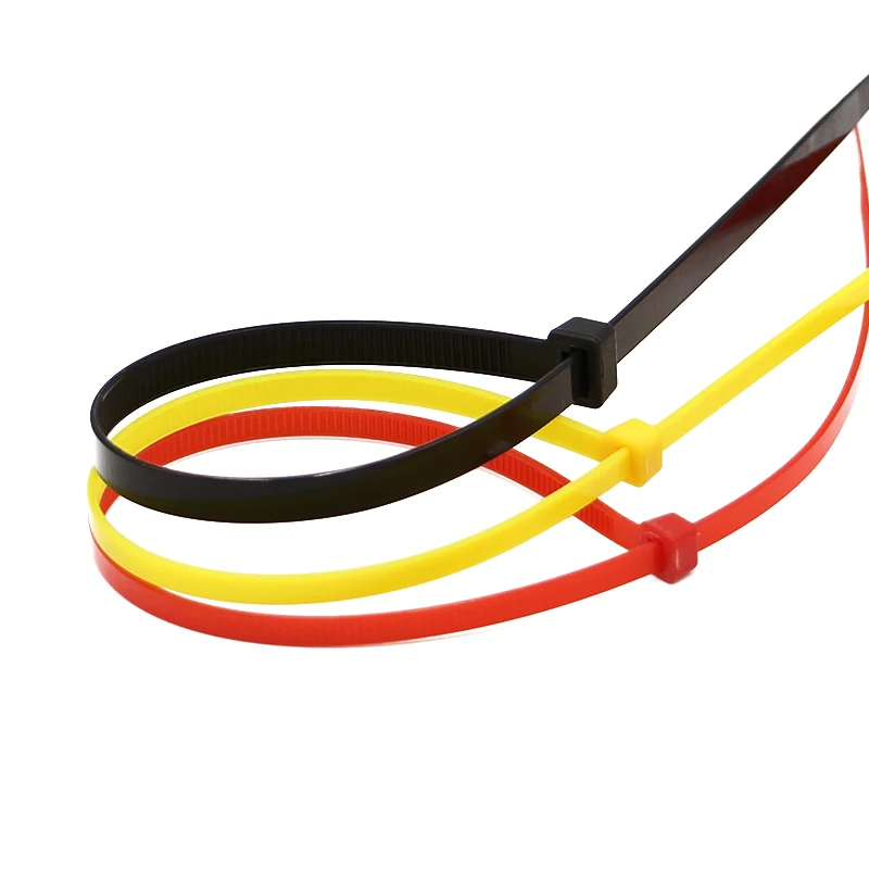 PS2016 disposable Customized size and color plastics nylon cable tie