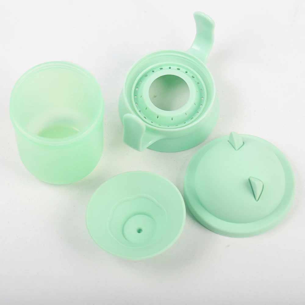 ES-Pro Trainer 200ml Silicone Cup Toddler Training Anti-Spill Miracle Sippy Cup Chew Proof 360 Degree Baby Drinking Cup Made PP