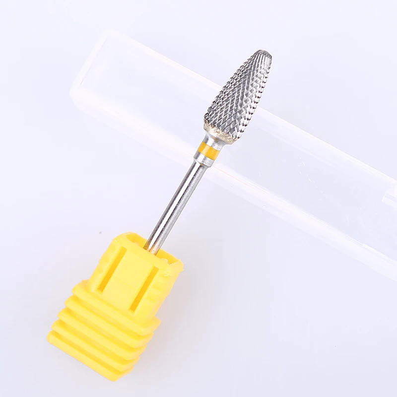 Sharp XF F M C XC Hot selling dual head alloy nail art polish head dead skin removal nail art tool drill bit