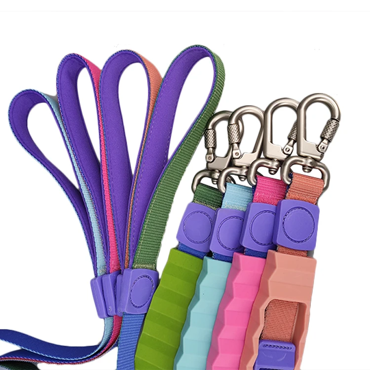 Hot Sale Pattern Colorful Multi Color Soft Durable Shock Absorbing Pet Dog Leash