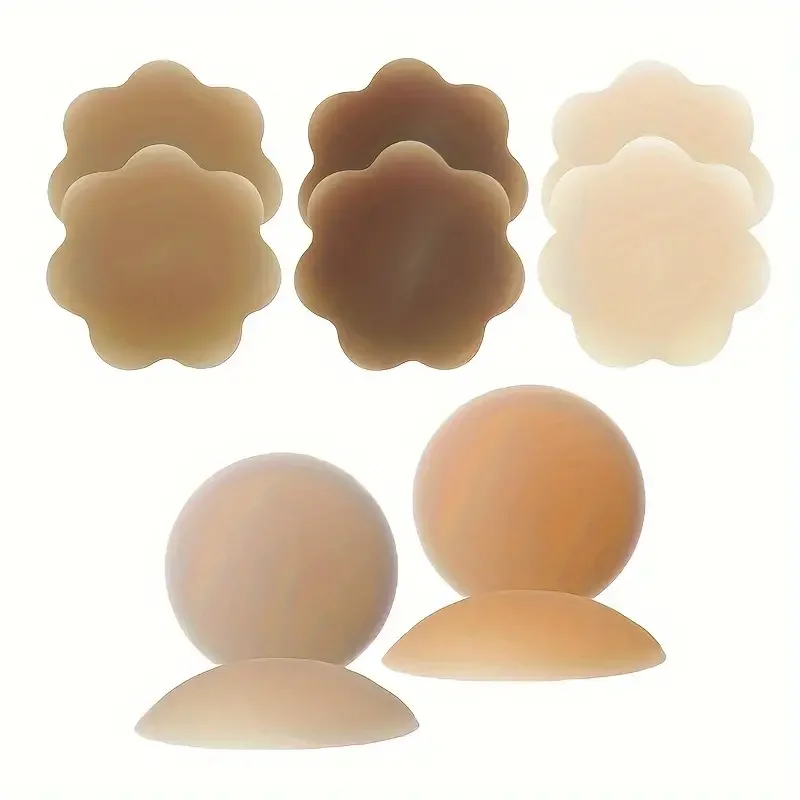 Chinese Factory Hot Sale Reusable Flower nipple cover packaging Silicone Pasties