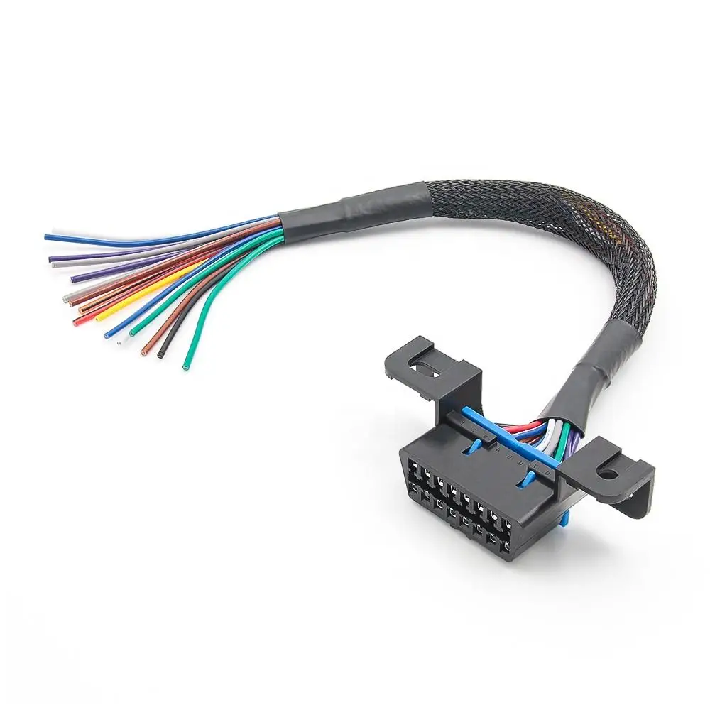 Universal Car Obd 2 16PIN female connector to public plug OBD2 extension cable