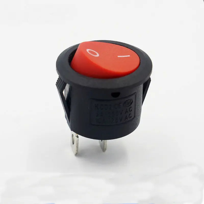 Kcd2-101n high quality small round rocker switch panel