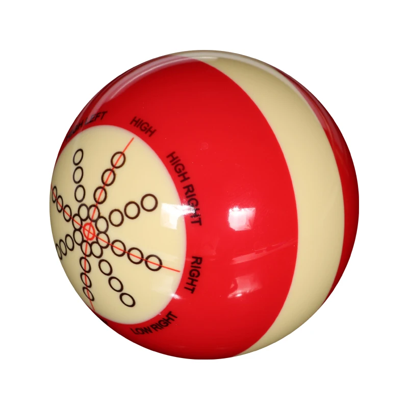 Hot sale 52.5mm billiard pool table training cue ball with high quality