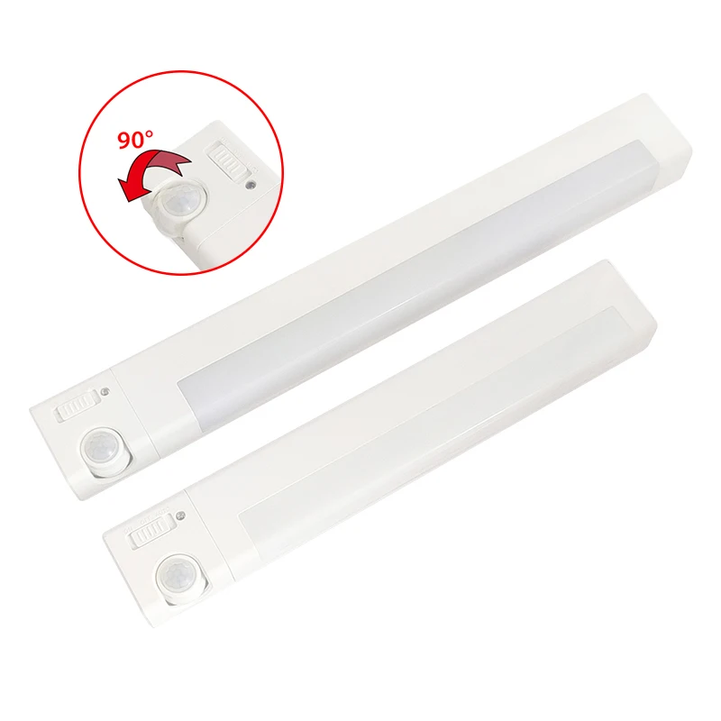 Under Cabinet LED Light Closet Lighting Motion Sensor Rechargeable Under Counter Lights Indoor for Kitchen, Bedside, Cupboard