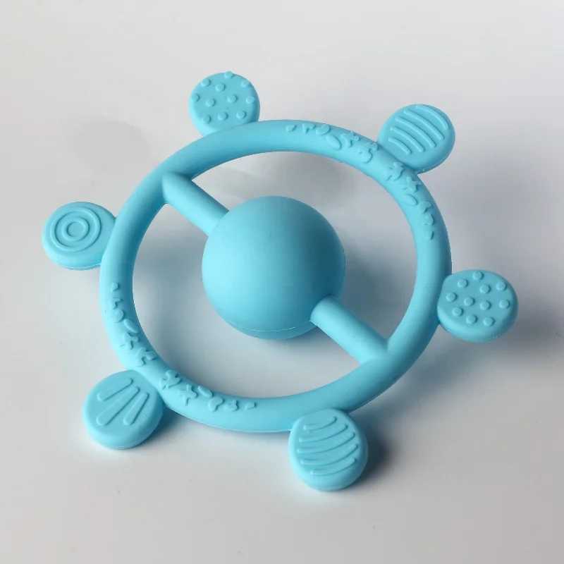 Оптовая цена, не содержит Бисфенол А, органические мягкие детские игрушки из пищевого силикона для прорезывания зубов