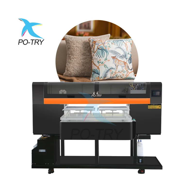 Po-Try Factory Supply Cotton T shirt Printing Machine Inkjet Printer With I3200 Printhead