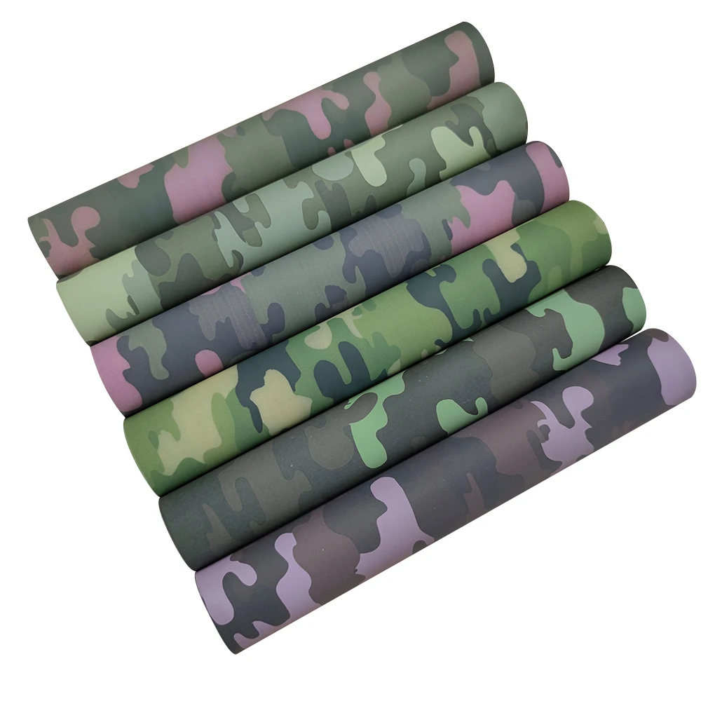 Горячая Распродажа, меняющая цвет камуфляжная абстрактная термостойкая ткань из искусственной кожи для изготовления сумок/обуви/поделок