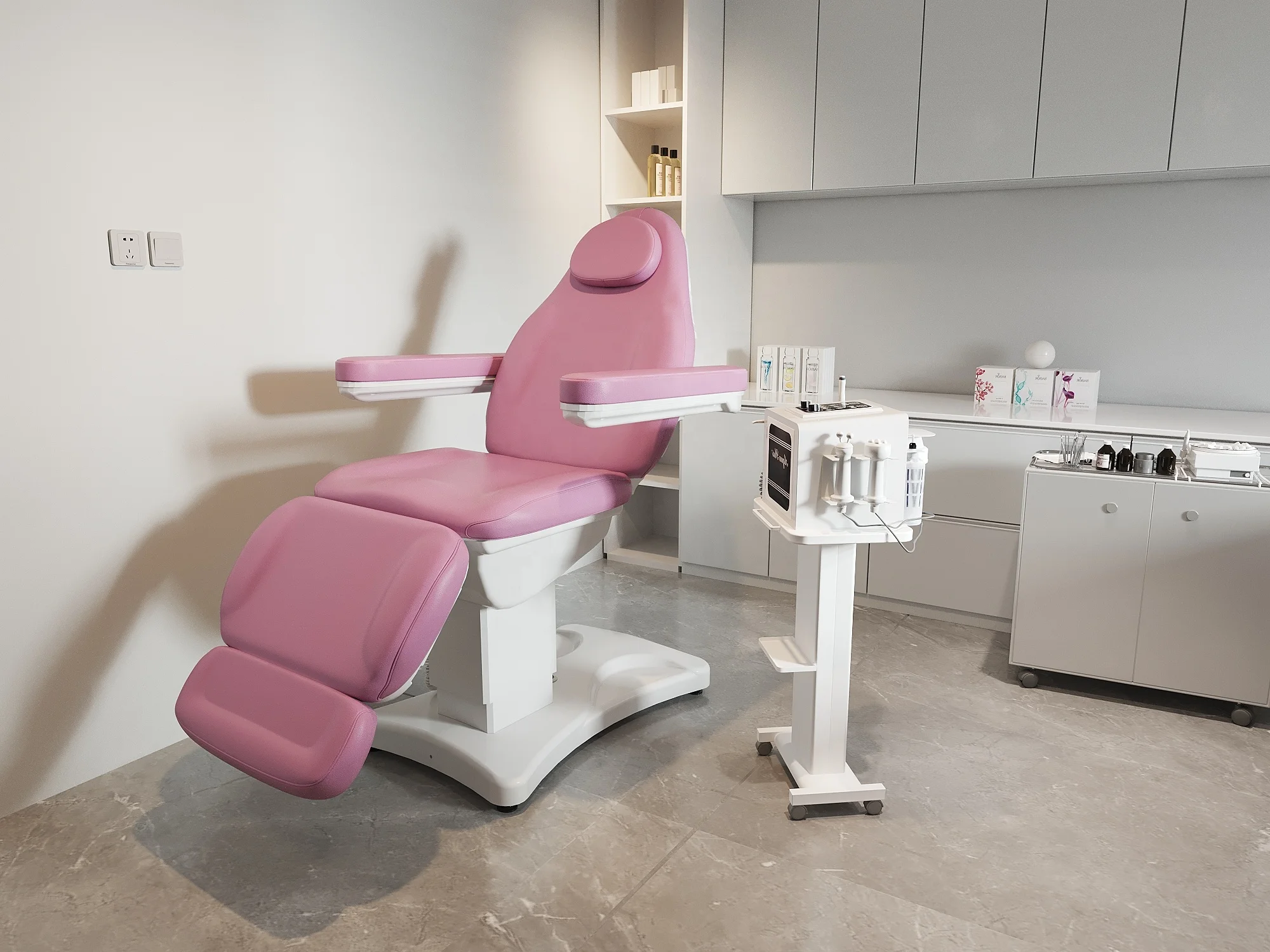 Массажная кровать для всего тела электрическая салона красоты лица с 3 двигателями