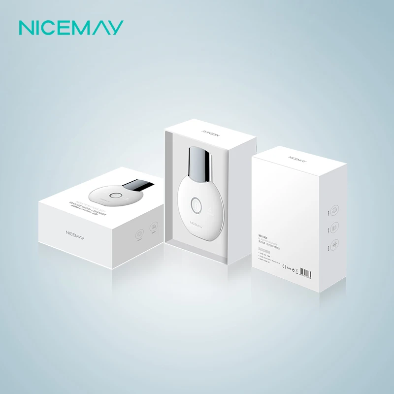 Portable EMS ultrasonic skin scrubber electronic skin care tools whole set online sale 1809