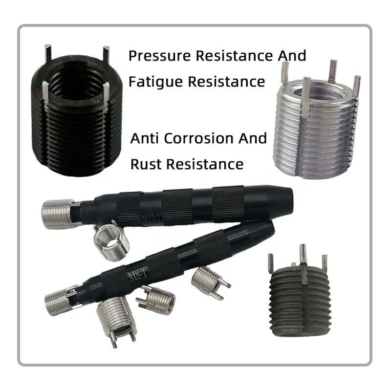 Four Key Locking Thread Insert Wire Fasteners Aircraft Metal Hardware Manufacture