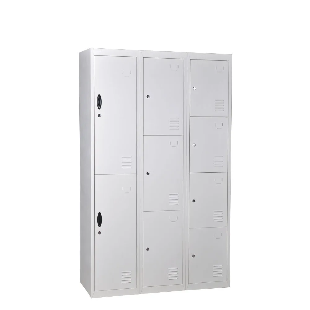 
Modern design super large 9 door supermarket apartment lockers metal packaging with custom steel lockers 