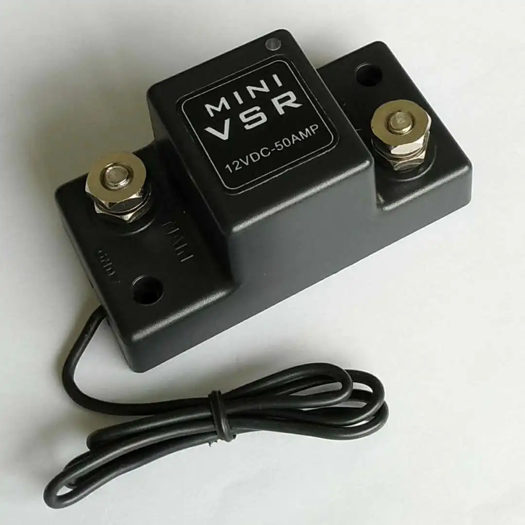 
SR050 12V 24V 50Amps Car smart VSR automatic Voltage Sensitive Relay dual battery charging system isolator charger 