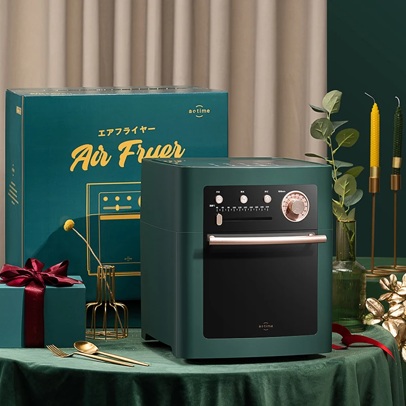 2024 New Design Multifunctional Airfrier Air Fryer Oven Cooker Retro 15L Air Fryer Oven Integrated Machine Air Fryer For Kitchen