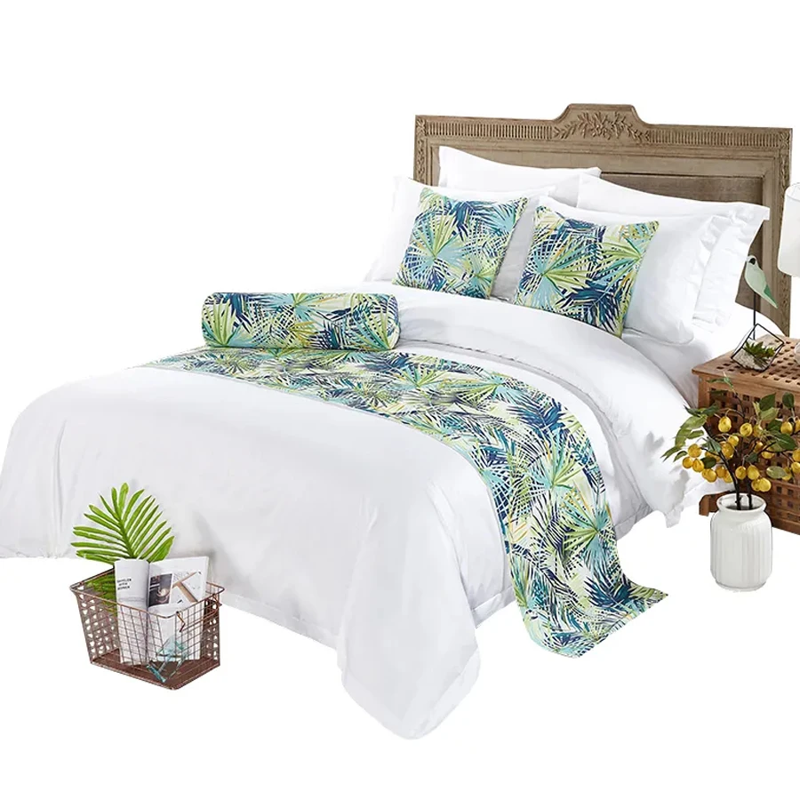 Custom Eco-friendly Soft Touch Hygroscopic Luxury Bedding Set Cotton Hotel Bed Sheets