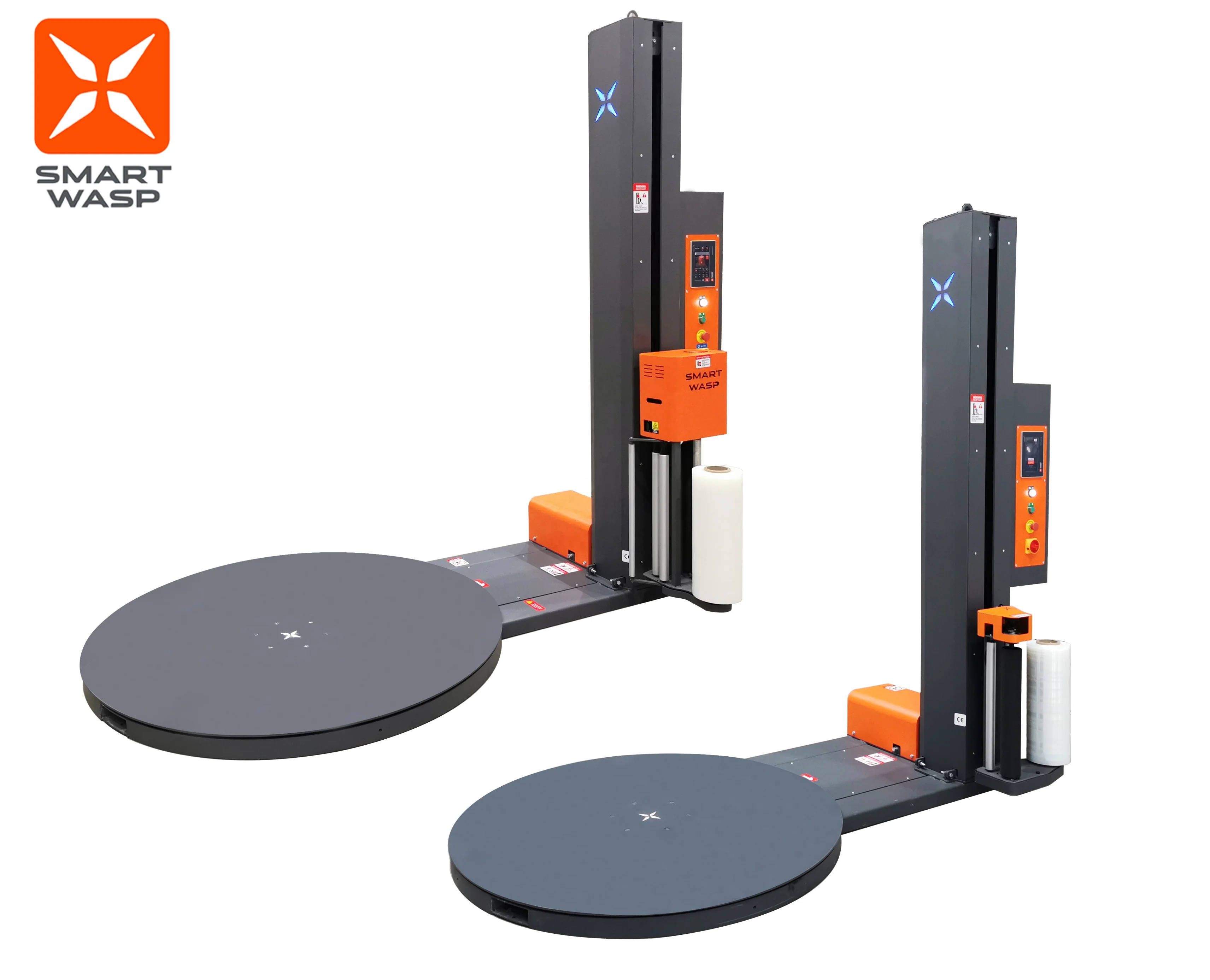 Stretch Wrapping Machine Pallet Wrapper SMART WASP Automatic Turntable Pallet Wrapping Machine